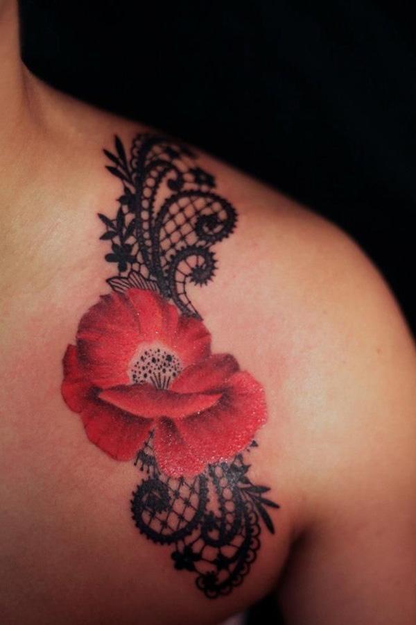 74 Delicate Lace Tattoo Designs – Mens Craze