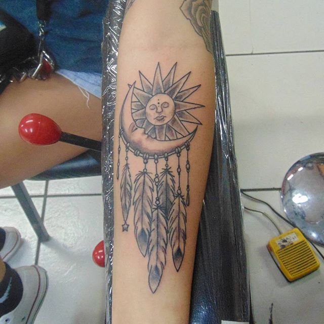 72 Mysterious Dream catcher Tattoos Design Mens Craze