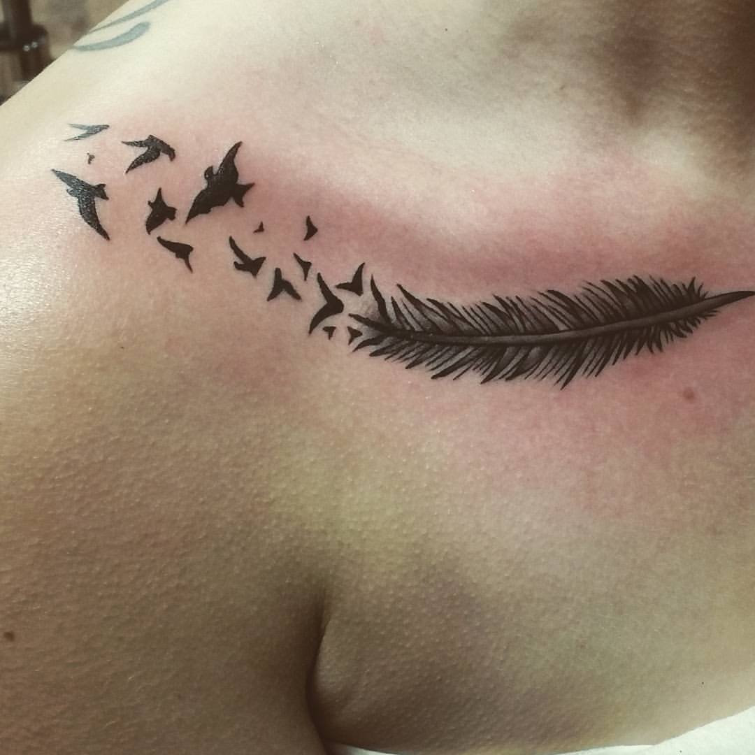 75 Amazing Feather Tattoo Design Mens Craze