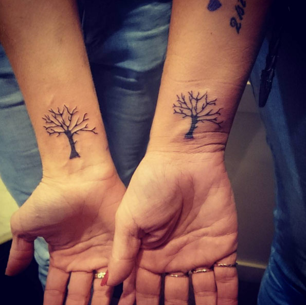  sister tattoos tree
